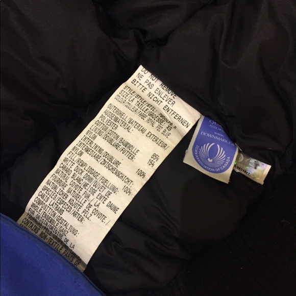 Royal blue canada goose jacket - Picture 5 of 8